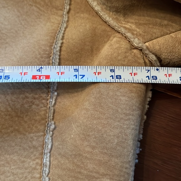 Guess Vintage 1990’s Y2K Guess Leather Suede shearling Trucker Jacket Size Med - Picture 11 of 11